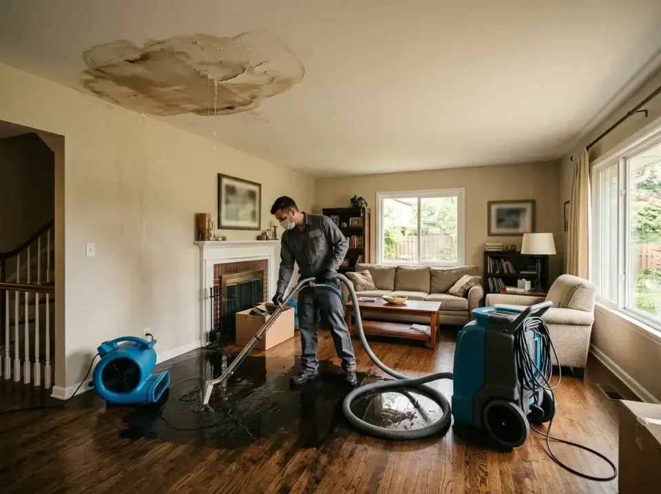 attic-pipe-burst-ceiling-drip-008 — frequently asked questions, Water Damage Restoration & Carpet Care in Eagle Point, AL